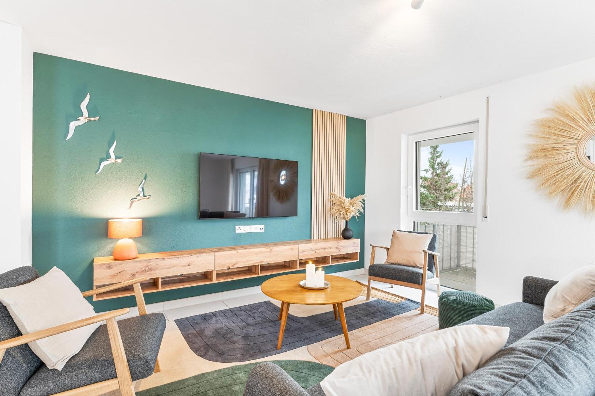 Design-Apartment - Kueche - Parken - Zentral Лайнфельден-Эхтердинген Экстерьер фото