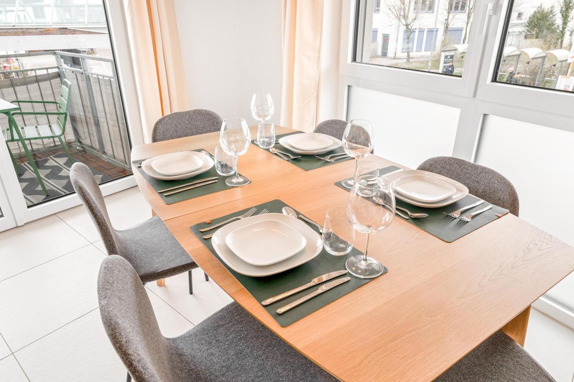 Design-Apartment - Kueche - Parken - Zentral Лайнфельден-Эхтердинген Экстерьер фото