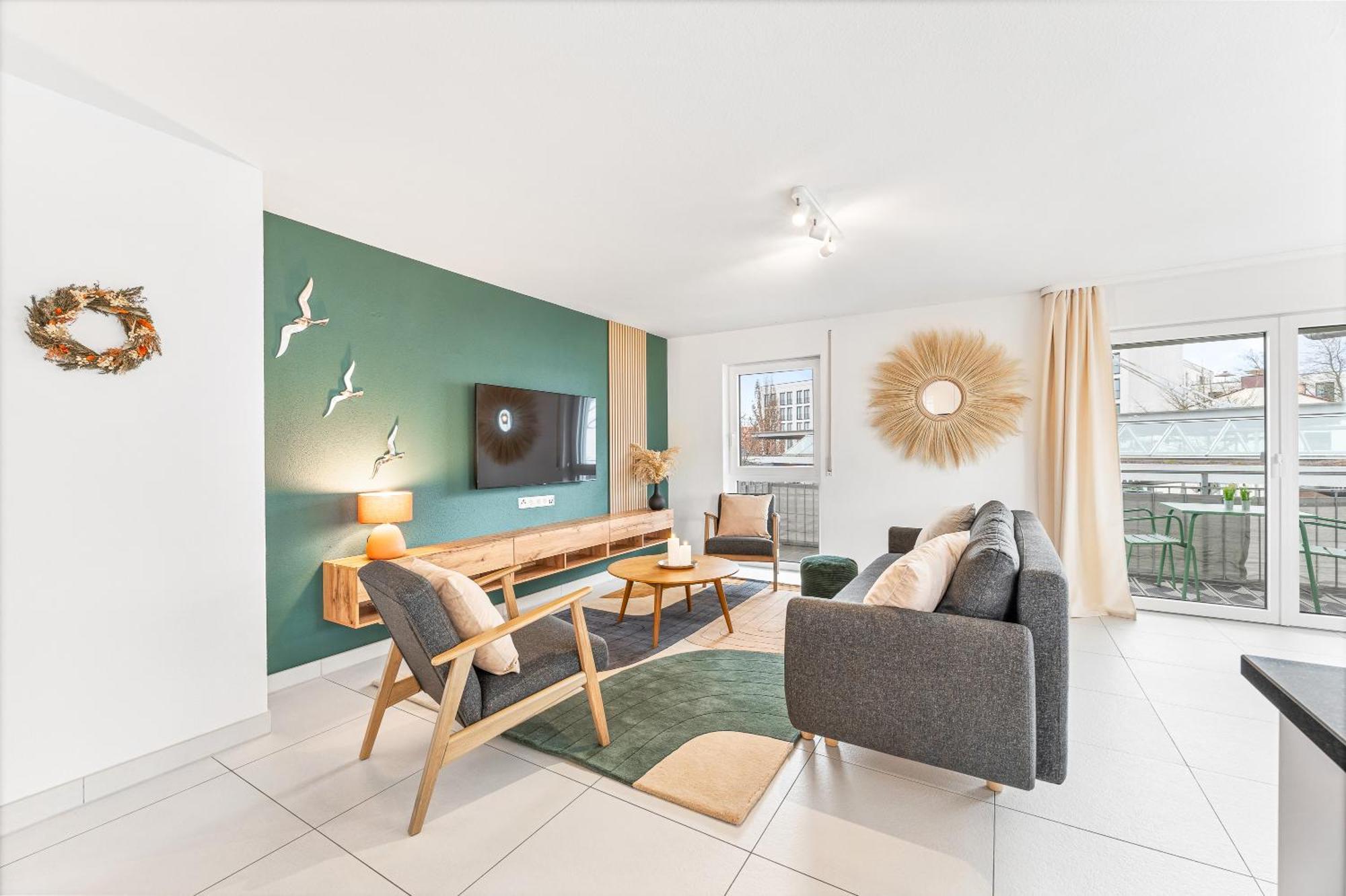 Design-Apartment - Kueche - Parken - Zentral Лайнфельден-Эхтердинген Экстерьер фото